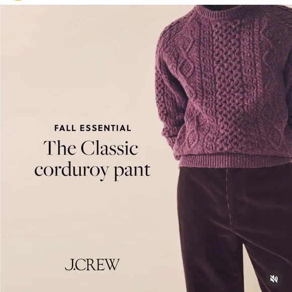 J. Crew Violet Cable Knit Sweater - Picture 5 of 9